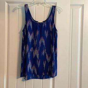 Everly tank top. Color cobalt blue.